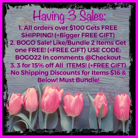 3 SALES HAPPENING! Closet Clear Out! - Picture 3 of 3